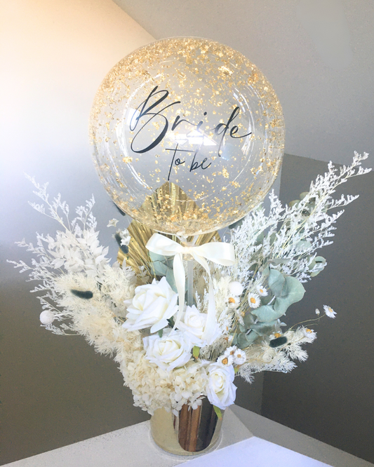 Cream Bubble Bouquet