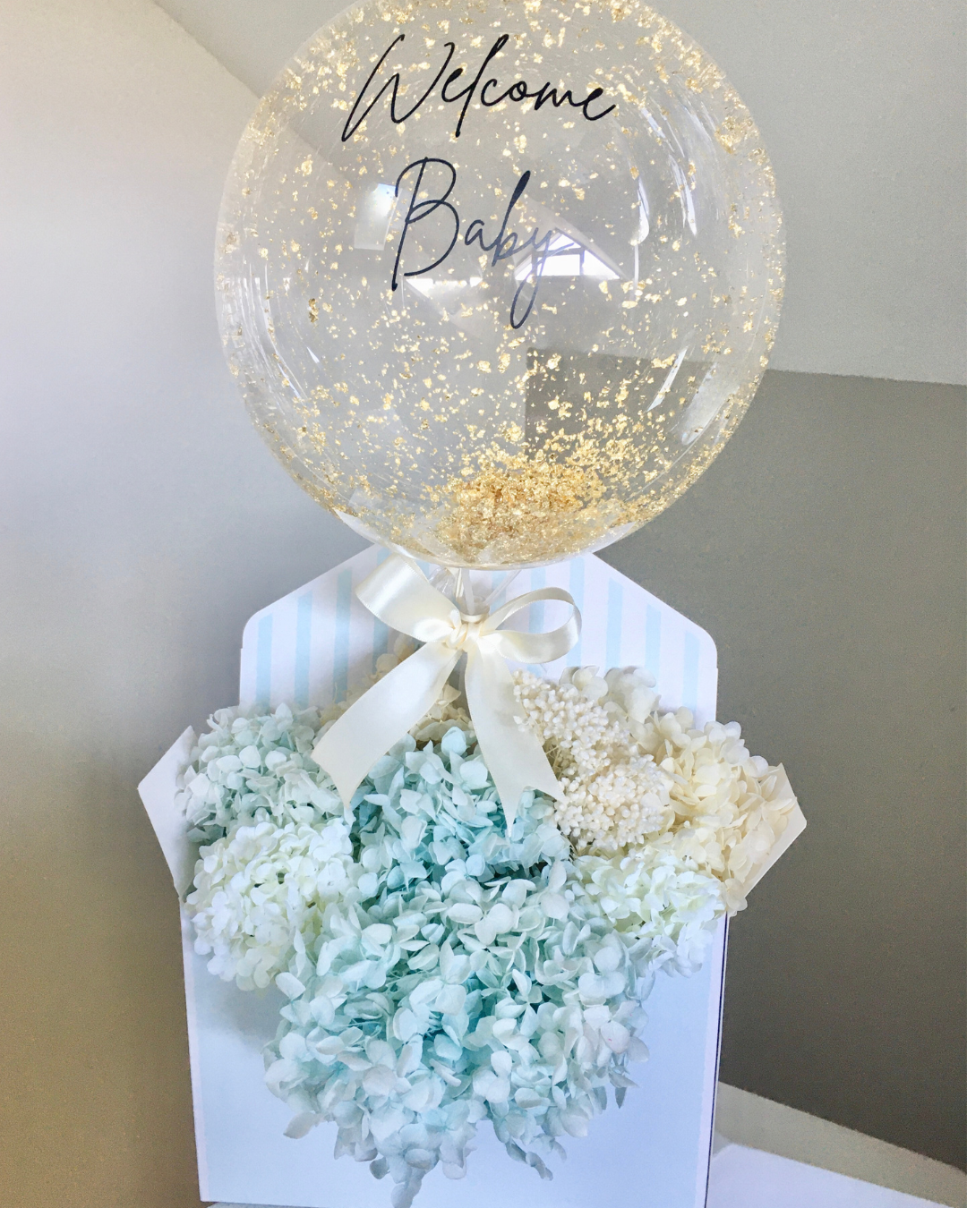 Blue Envelope Balloon Bouquet